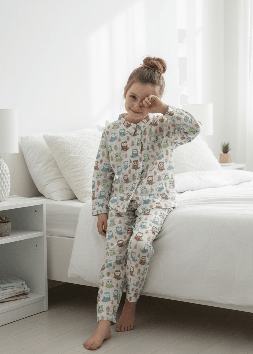 Printed Toddler Lounge Set kids' wear lookbook image.