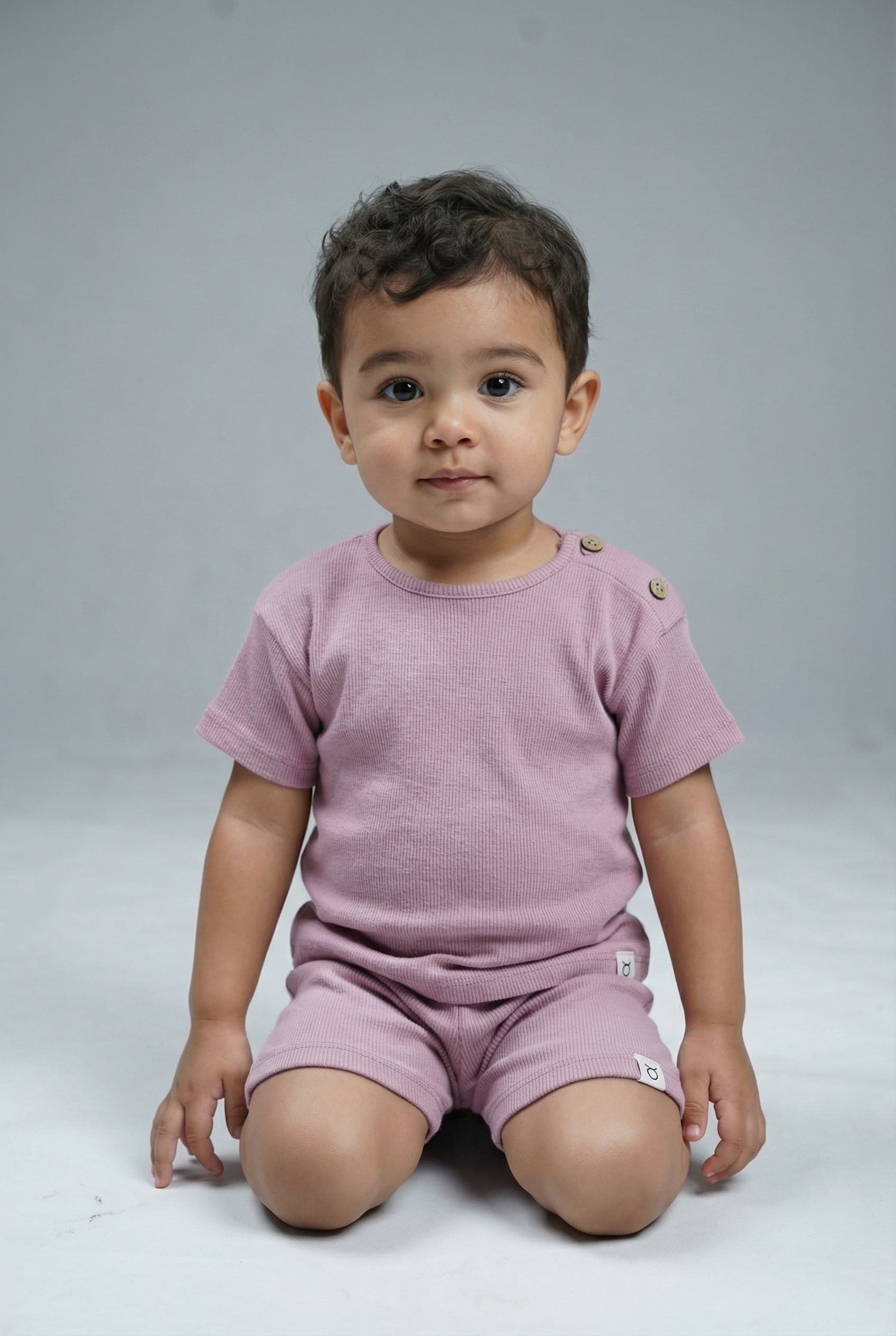 Purple Toddler Co-ord kids' wear lookbook image.